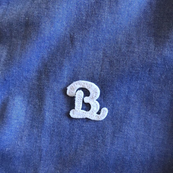 Barney Cool blue chambray shirt with B monogram - Picture 10 of 10